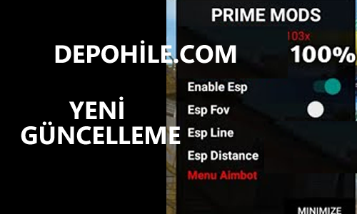 Free Fire 1.103.1 Prime Mod Menu ESP, Aim Hilesi Apk 2024