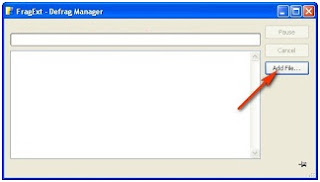Menggunakan Fragext untuk Defrag file windows anda secara parsial