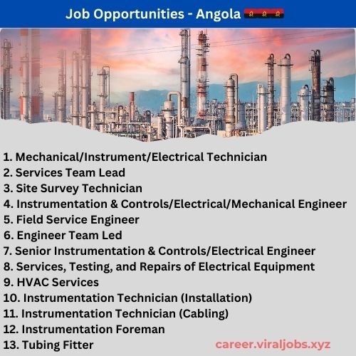 Job Opportunities - Angola 🇦🇴🇦🇴🇦🇴