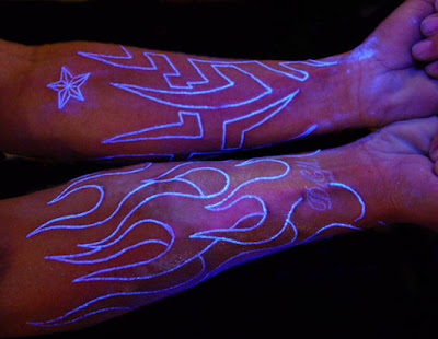 uv tattoos. black light tattoo