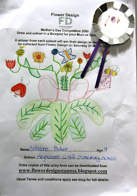 Mother's Day Winners, Flower Design Drawing & Colouring Competition