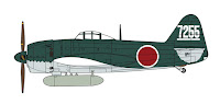 Hasegawa 1/48 Kawanishi N1K1-Jb SHIDEN (GEORGE) TYPE 11 Otsu 'ROLLOUT' (07449) English Color Guide & Paint Conversion Chart