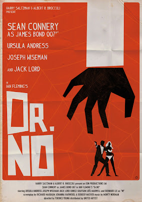 Sean Connery Dr. No Movie Poster