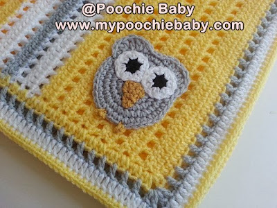 baby owl blanket crochet easy Crochet Blanket Receiving Owl Mimi @PoochieBaby: Raising