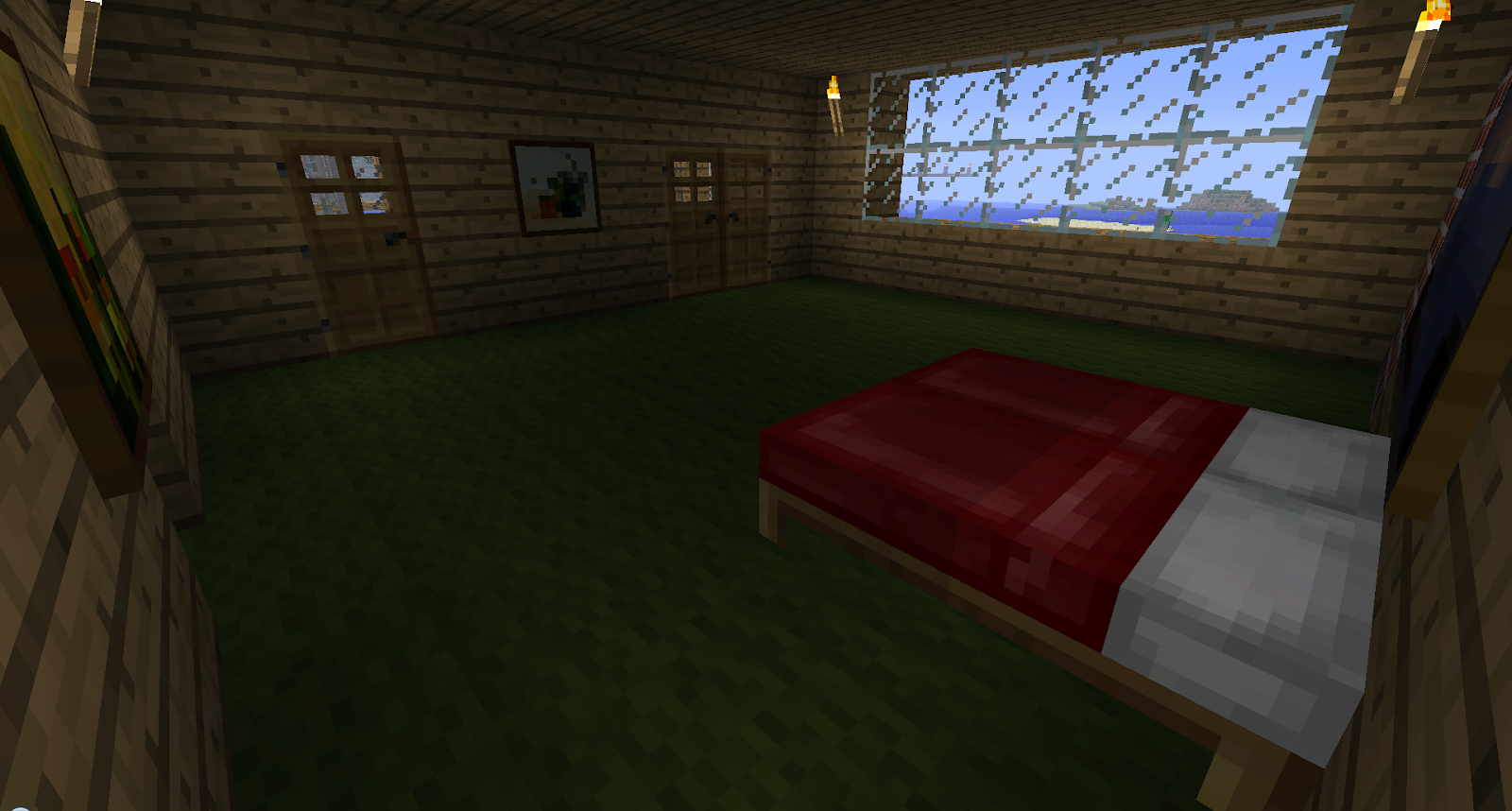  Minecraft  Modern House  Master Bedroom  Creative Home 