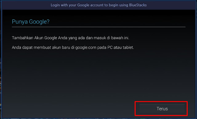 cara install aplikasi bluestacks di laptop