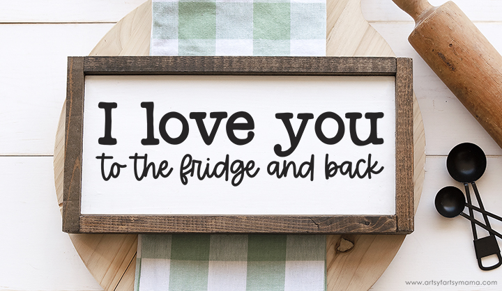 Free I Love You to the Fridge and Back SVG Cut File