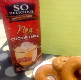 Delicious brand vegan eggnog