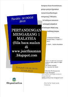 PORTAL JURULATIH ICT: PERTANDINGAN MENGARANG 1 MALAYSIA 