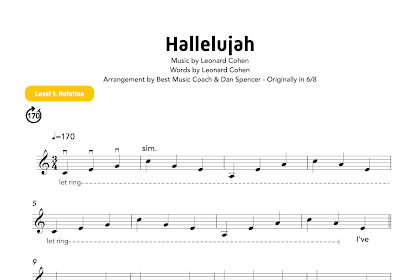 hallelujah sheet music keyboard Hallelujah sheet music