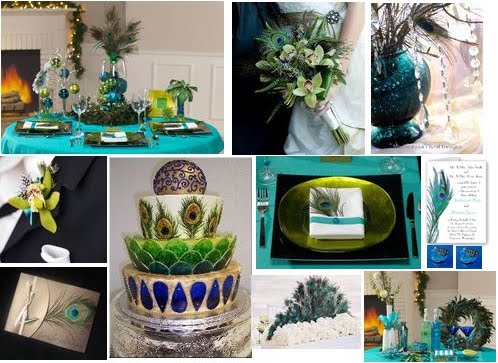  fun green and turquoise or go with black purples and deeper colors