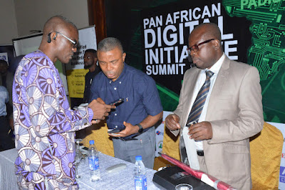 Group Executive Editor, ITREALMS Media, Mr. Remmy Nweke with CEO Ethnos Solutions Mr. Peter Ejiofor and veteran journalist and chair of panel session, Prince Olubayo Abiodun at 2022 Pan African Digital Initiative Summit (PADISE) at Oriental Hotel, Lekki recently