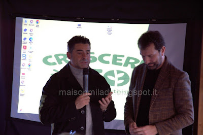 Chef Giuseppe Daddio e il presentatore Marco Buono