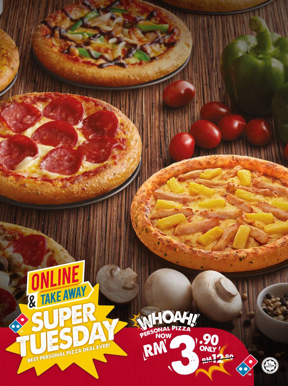 Domino's Pizza Personal Pizza RM3.90 (Normal Price: RM12 ...