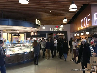 Le District food court at Brookfield Place near 9/11 Memorial in NYC