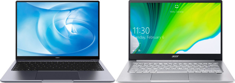 Huawei MateBook 14 AMD 2020 vs Acer Swift 3 SF314-42-R90Y