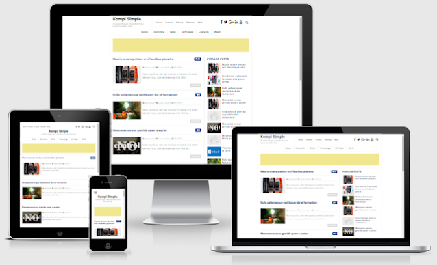 Kompi Simple Responsive Blogger Template