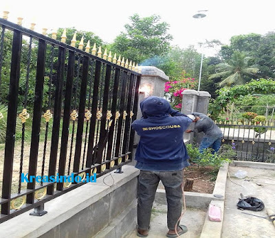 Pintu Pagar Minimalis Pemasangan Di Sidomulyo Lama Lampung Selatan