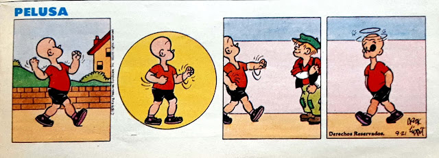 Pelusa, Henry, Carozo Pimienta, Billiken, Revista Billiken, historieta, comic, 1980.