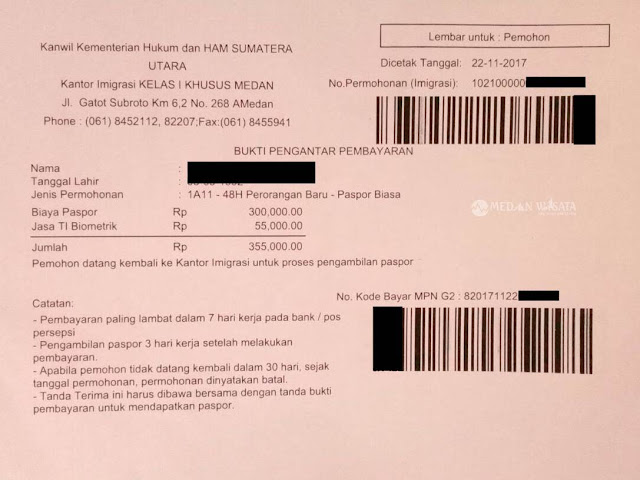 Inilah Cara Membuat Paspor di Imigrasi Kelas 1 Khusus Medan