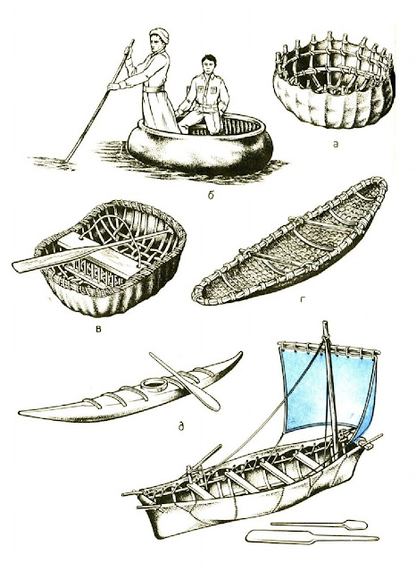 Лодки с кожаной обшивной