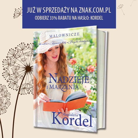 recenzje książek, Kordel, konkurs, ArtMagda.