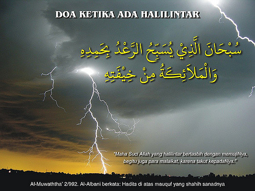 Download Doa Saat Mendengar Halilintar Atau Petir Mp3