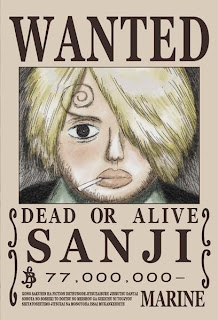 bounty sanji kun one piece