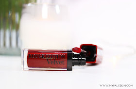 bourjois, rouge edition velvet, lipstick, grand cru, review, swatch, pale skin, my pale skin