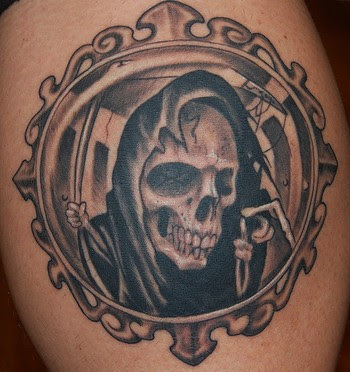 grim reaper tattoo parts of skull tattoo grim tattoo designs tattooing by 
