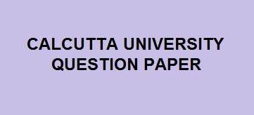 Calcutta University Question