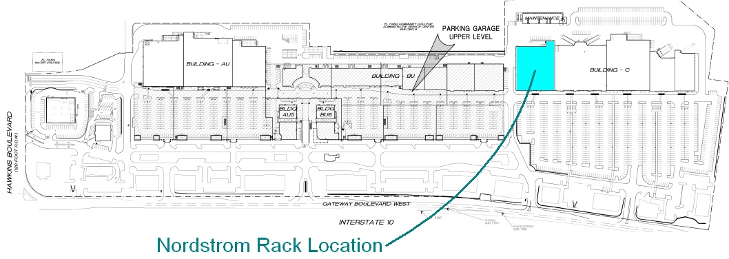 Nordstrom Rack 'Fountains' Location Details