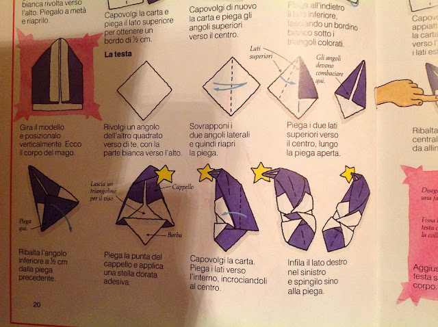 Tutorial Babbo Natale di origami