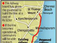 Railway line : ECR to Pondicherry Starting..!  