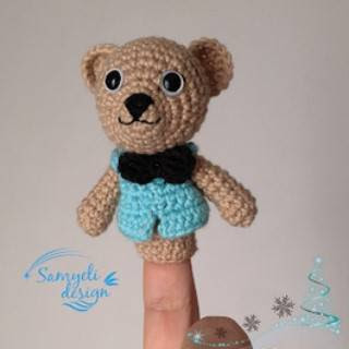 PATRON GRATIS MARIONETA DEDO OSO DE CROCHET