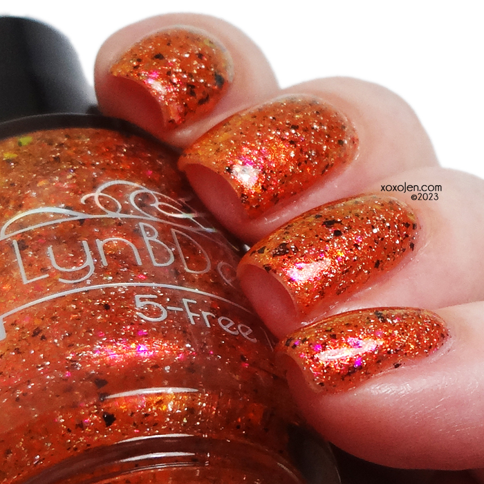 xoxoJen's swatch of LynB Orange You Glad It’s Autumn