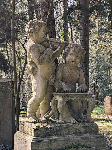 Waldfriedhof München cimetière boisé Munich Bilder photos