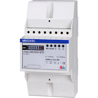 din rail mounted kwh meter