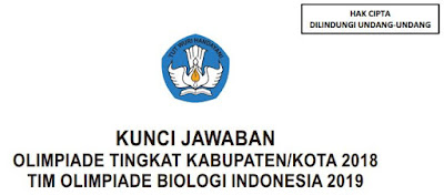 Kunci Jawaban OSN Biologi SMA-https://gurujumi.blogspot.com/