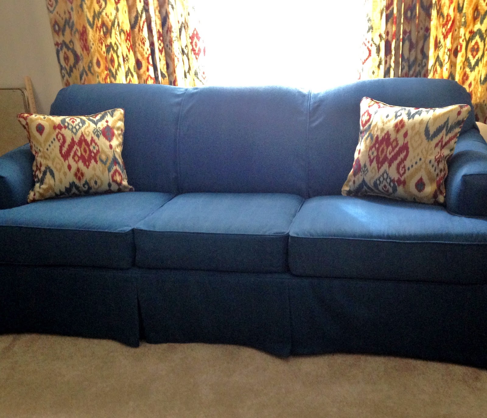 Pam Morris Sews: Denim on a Sleeper Sofa