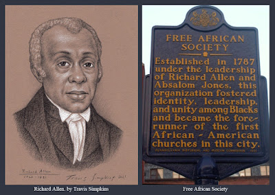 Richard Allen. Minister. Prince Hall Freemason. African Methodist Episcopal Church. by Travis Simpkins