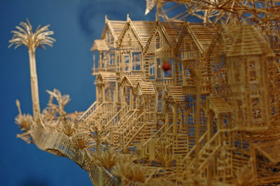 San Francisco Made of 100,000 Toothpicks Seen On lolpicturegallery.blogspot.com