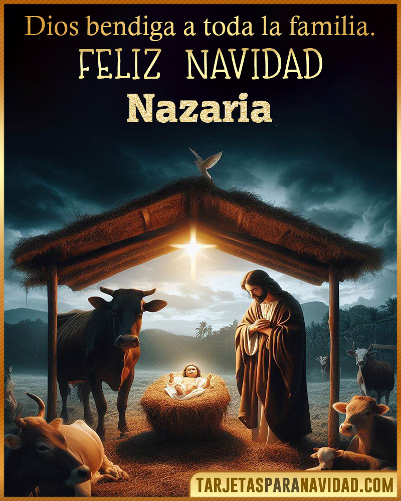 Feliz Navidad Nazaria