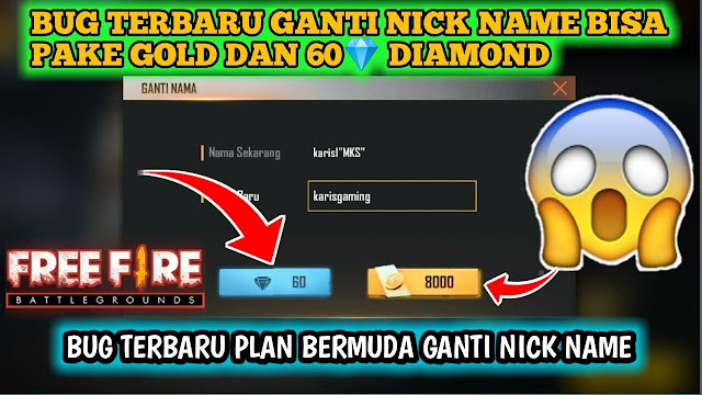 Cara Mengganti Nama Akun FF Tanpa Diamond