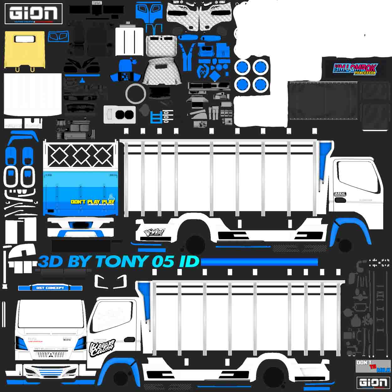 livery bussid truck anti gosip