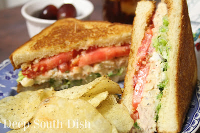 A classic tuna salad made with the addition of grated apple and served here on griddled Texas Toast.