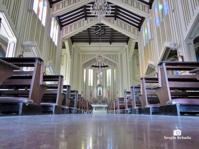 Perspectiva artística do interior da Paróquia São Rafael - Mooca - São Paulo