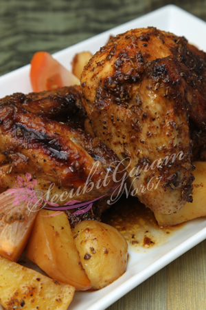 SLOW ROASTED ROSEMARY LEMON CHICKEN