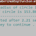 C program to find area of circle using user defined function 
