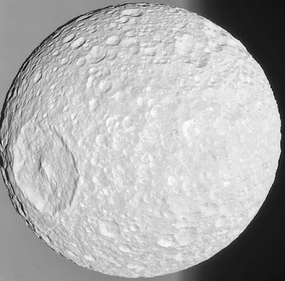 Mimas - NASA-ESA-ASI, Cassini�Huygens(February 13, 2010)